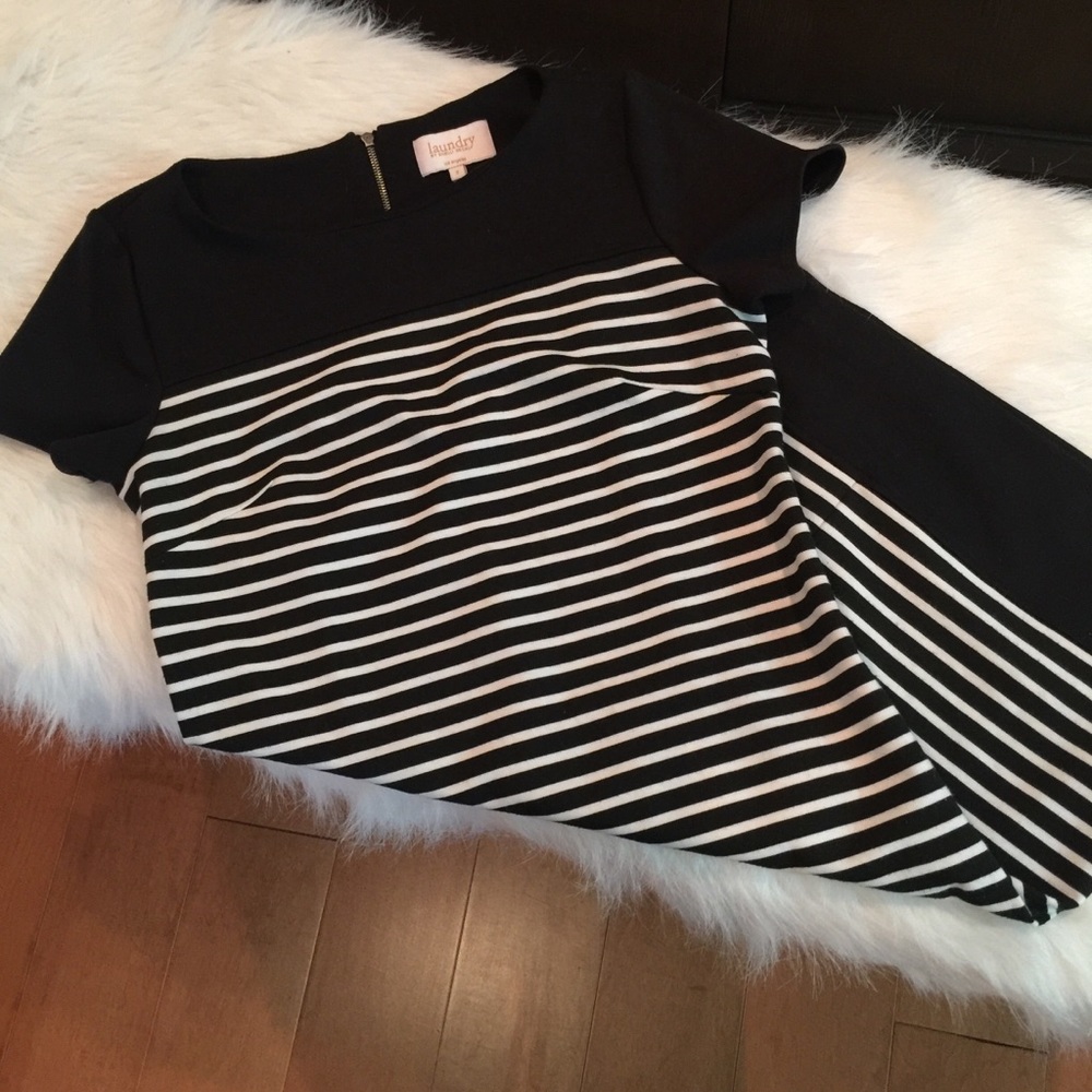 Laundry by Shelli Segal Striped Dress